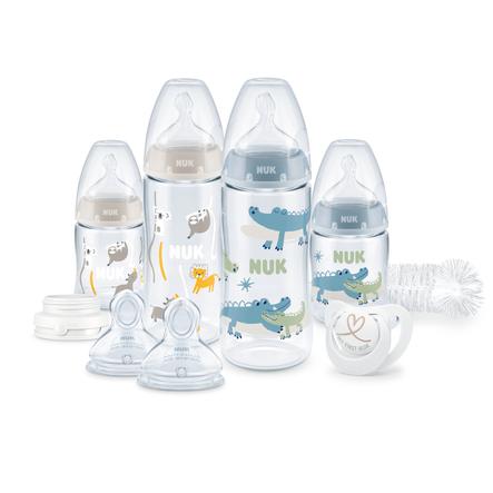 NUK First Choice Perfect Start Babyflaschen SetErstausstattung mit 4 Blau 