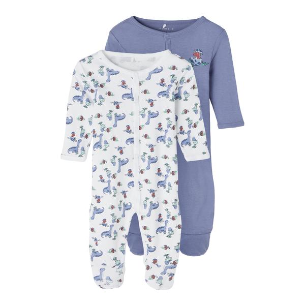 name it Sleeping overall 2-pack Wild Wind Dino