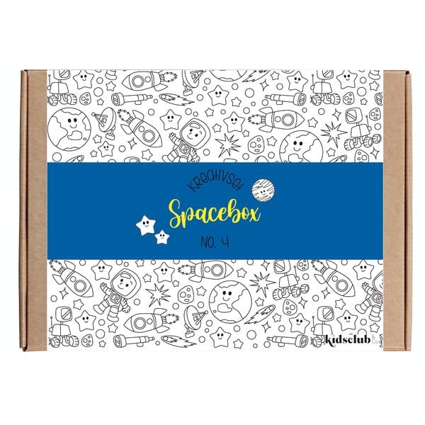 Kidsclub&Co . Space pudełko - pudełko kreatywne i rzemieślnicze