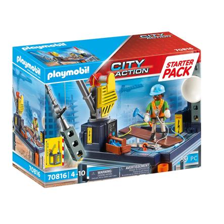  PLAYMOBIL  ® Starter Pack Byggeplads med spil