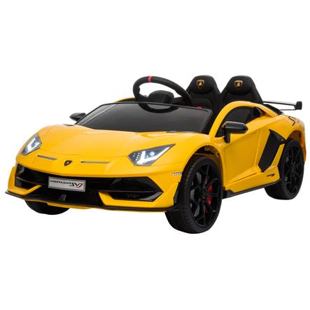 HOMCOM Kinderauto Lamborghini elektrisch gelb