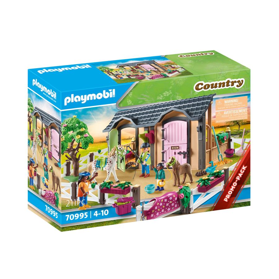 PLAYMOBIL  ® Paardrijlessen met paardenboxen