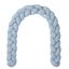 Nordic Kyst Company Nest slangeflettet jersey lyseblå