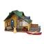 Sylvanian Families ® Set de regalo Cabaña de madera con tejado verde 