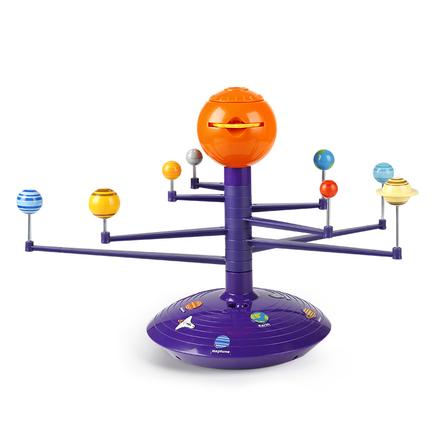 1pc Kinder Sonnensystem Sprachprojektor Spielzeug Roman Orrery Projektor 