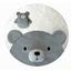DREAM gro pehmolelumatto 3D-leluilla - harmaa karhu