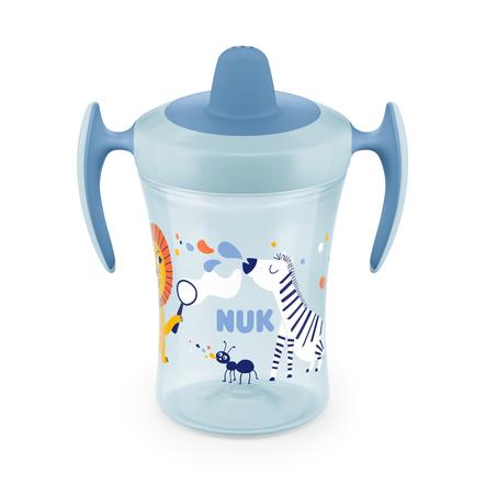NUK Evolution Trainer Cup  230ml mit Trinktülle Tiger blue ab 6 Monate+ 