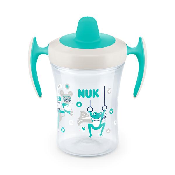 NUK Trainer Cup 230ml s měkkou hubičkou, odolný proti vytečení od 6 měsíců petrol 