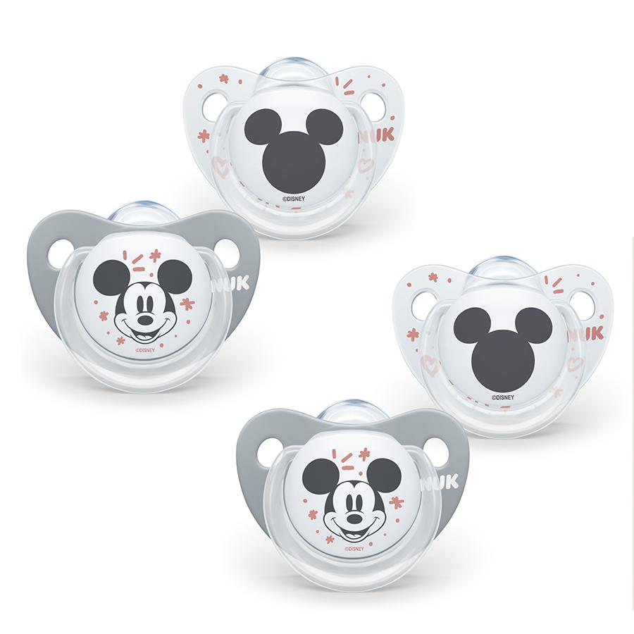 NUK Tuttisetti Trendline Disney "Mickey" 6-16 kk, 4 kappaletta
