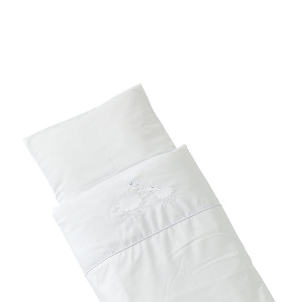 Emmaljunga Bed Set Box White Leatherette