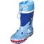 Playshoes  Gummistövel shark blå
