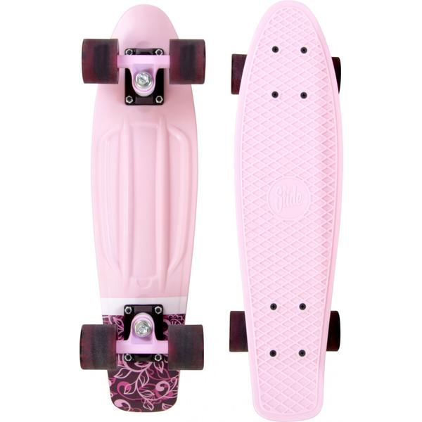 Slide Skateboard 22-Zoll  Pink Flower