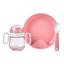 MEPAL Baby servisgrupp mio 3-delar - Deep Pink