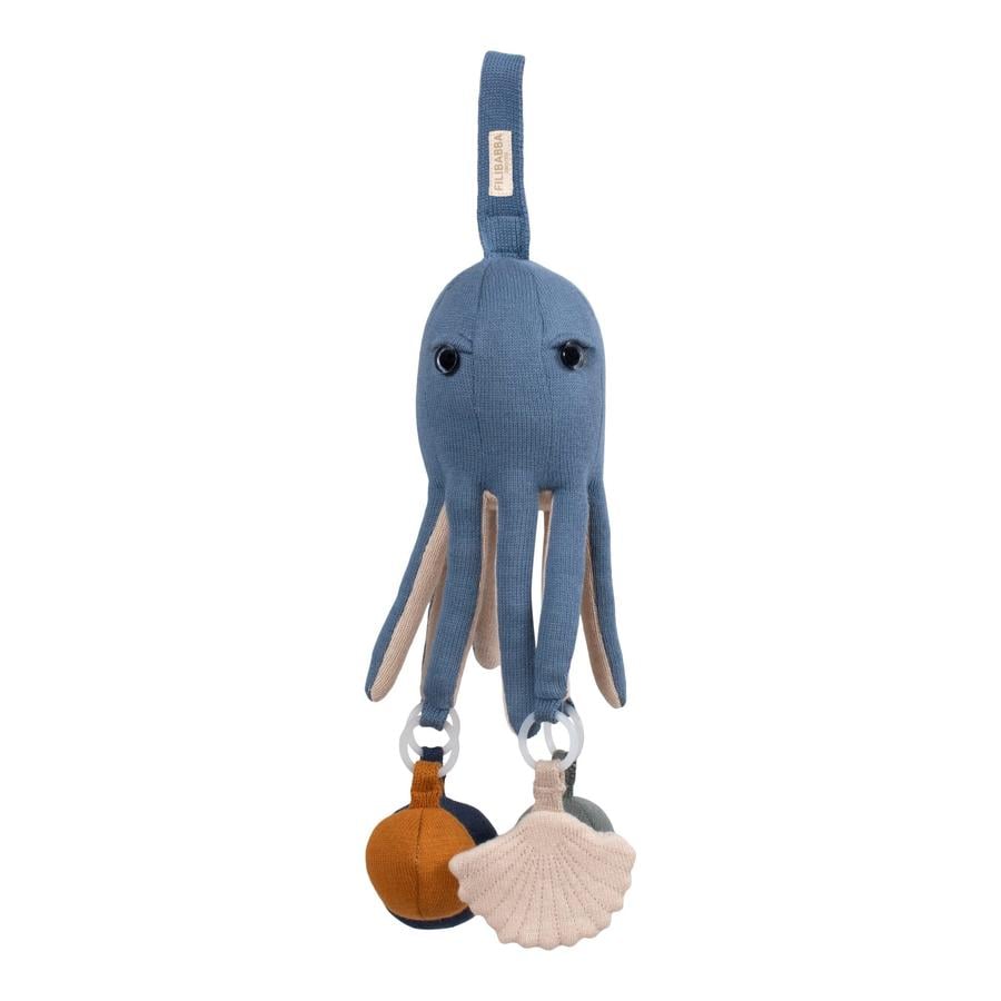 Filibabba  Activity Toy Otto de Octopus Touch &amp; Play Knuffel Blauw