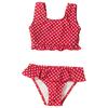 PLAYSHOES Girls UV-skydd Bikini röda prickar