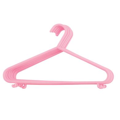 BIECO Klädgalgar av plast - 8 stycken rosa