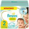 Pampers Premium Protection, New Baby Storlek 2 Mini, 4-8kg, Månadsförpackning (1x 240 Blöjor