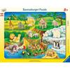 Ravensburger Rahmenpuzzle - Zoobesuch 14 Teile