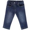STEIFF Girls Mini Spodnie dżinsowe washed blue denim
