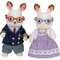 Sylvanian Families Figurine Famille Chat Bicolore 5181 Roseoubleu Fr