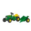 ROLLY TOYS rollyKid Traktori peräkärryllä John Deere 012190