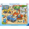 RAVENSBURGER Puzzle w ramce - Duże pojazdy z placu budowy, 40 elementów