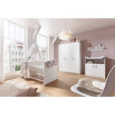 Schardt  Kinderzimmer Classic White 3-türig - weiß - Gr.70x140 cm