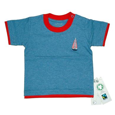 Ebi & Ebi  Fairtrade T-Shirt denim - blau - Gr.68 - Jungen