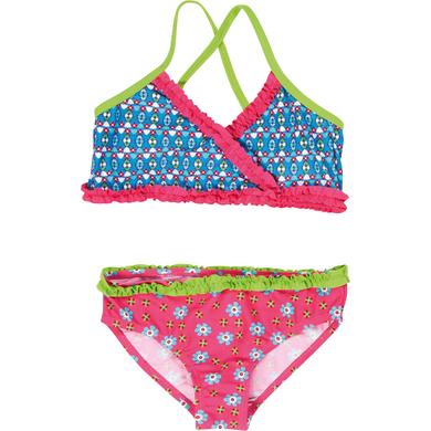 PLAYSHOES Girls Bikini con protezione UV totale fiore rosa