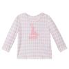 ESPRIT Newborn tričko s dlouhým rukávem rhombus pink