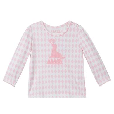 ESPRIT Newborn Camicia manica lunga con diamanti rosa