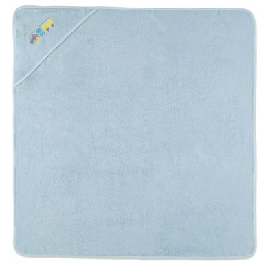 HÜTTE & CO Asciugamano da bagno con cappuccio blu 100 x 100 cm