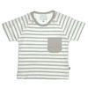 EBI & EBI Fairtrade T-Shirt beige melange stripes
