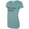 Mama Licious t-shirt MLELLIE Mineral Blue