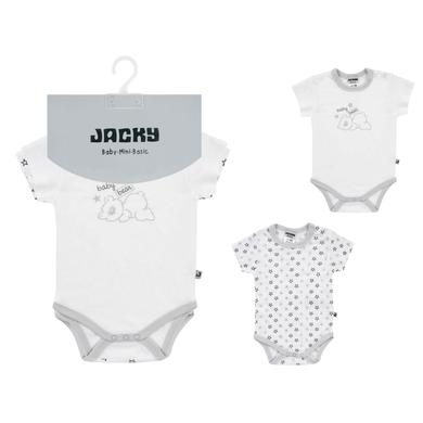 Jacky  Body kurzarm 2er Pack TENCEL - weiß - Gr.Newborn (0 - 6 Monate)