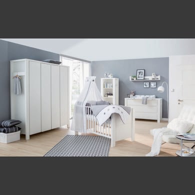 Schardt Kinderkamer Milano wit 4-deurs extra breed