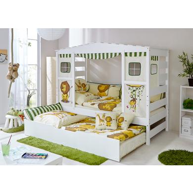 TiCAA Hausbett mit Zusatzbett Safari  - Onlineshop Babymarkt