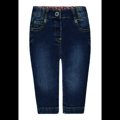 Steiff  Jeans, dark blue denim - blau - Gr.74 - Mädchen