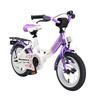 Bikestar Premium Sikkerheds Børnecykel 12" Klassik Lila-Hvid