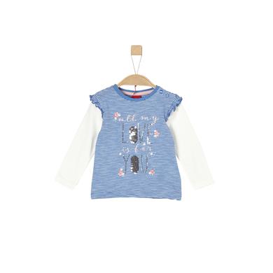 s.Oliver  Girls Langarmshirt medium blue - blau - Gr.Babymode (6 - 24 Monate) - Jungen
