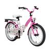 bikestar Premium Sicherheits Kinderfahrrad 16" Classic, pink/weiß