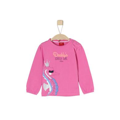 s.Oliver  Girls Langarmshirt pink - rosa/pink - Gr.Babymode (6 - 24 Monate) - Mädchen