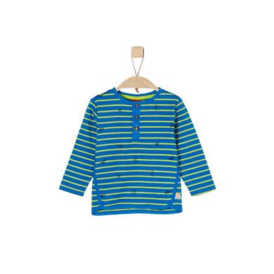 s.Oliver  Boys Langarmshirt blue stripes - blau - Gr.68 - Jungen