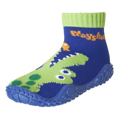 Playshoes  Aqua-Socke Krokodil marine - blau - Gr.Babymode (6 - 24 Monate) - Mädchen