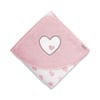Sterntaler badehåndklæde Emmi Girl Heart 100x100 hvid