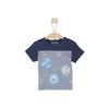 s. Olive r T-shirt mørkeblå melange