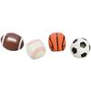 LENA® Soft-Voetballen Set van 4, zwart/wit
