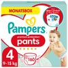 Pampers Premium Protection Pants, Gr.4 Maxi, 9-15kg, Monatsbox (1x 160 Höschenwindeln)