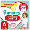 Pampers Premium Protection Pants, Gr.6 Extra Large, 15+kg, Monatsbox (1x 116 Höschenwindeln)
