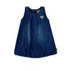 Steiff Girls Kleid ohne Arm blue denim